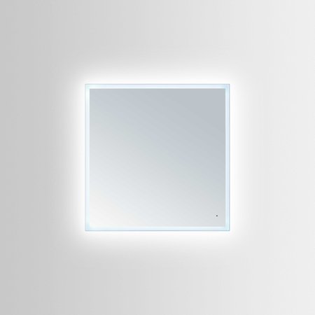 Innoci-Usa Hera 40 in. W x 40 in. H Square LED Mirror with Touchless Control 63504040